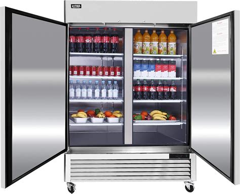 Refrigerador Comercial De 2 Puertas Refrigerador Vertical De Acero