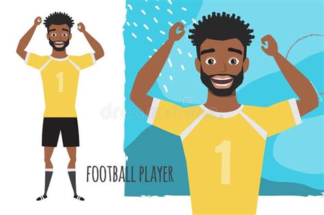 African American Boy Football Stock Illustrations 273 African