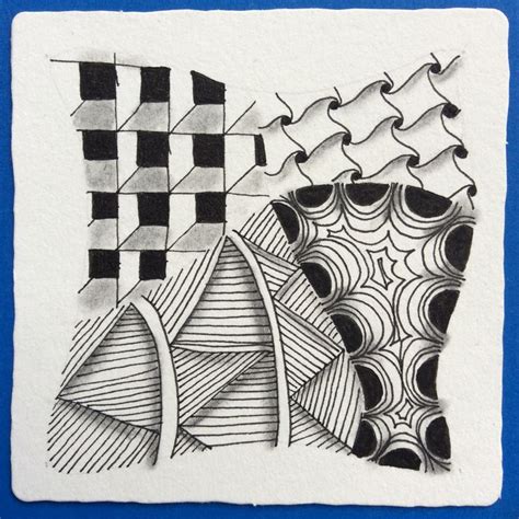 Zentangle With Shading By Czt Nancy Domnauer Patterns Cubine Cadent