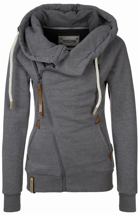 Beautiful Grey Womens Hoodie Fashion Accessories And Style