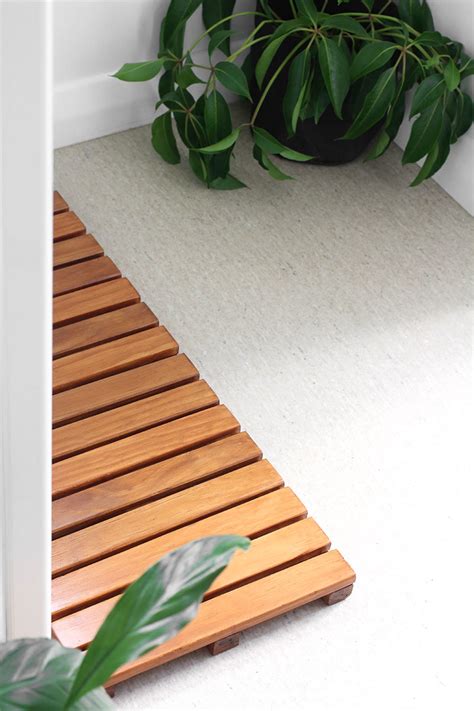 How To Build Your Own Diy Wooden Bathmat Eclectic Creative