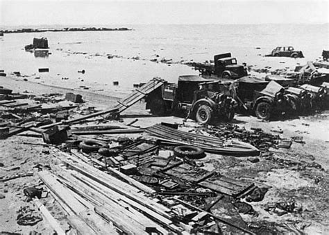 Destroyed British Military Equipment After The Fall Of Tobruk 21june