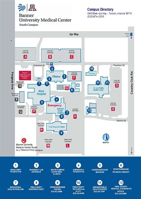 Maps And Locations The Department Of Psychiatry University Of Arizona