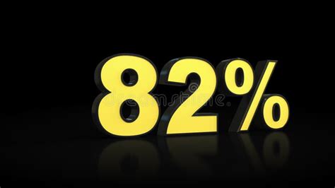 82 Percent Stock Illustration Illustration Of Balance 2466075