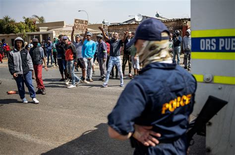 Protests Rock South African Suburb After Police Shot Disabled Teen Daily Sabah