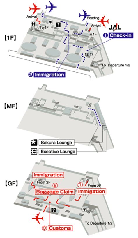 Terminals Layout Of Airlines Jal In Amsterdam Schiphol International