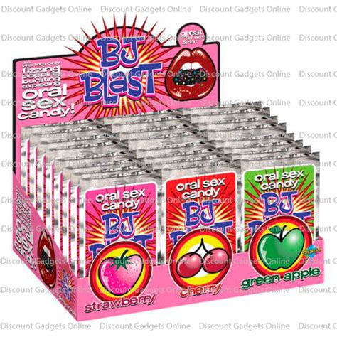 Bj Blast Oral Sex Candy Pop Rocks Flavored Enhancer 36pc Party Display