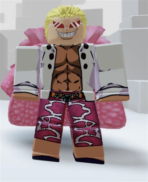 Doflamingo Outfit I Made In Roblox With Less Than 200 Robux Ronepiece