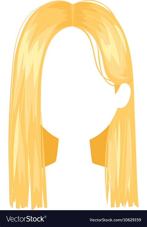 Woman Hairstyle Silhouette Royalty Free Vector Image