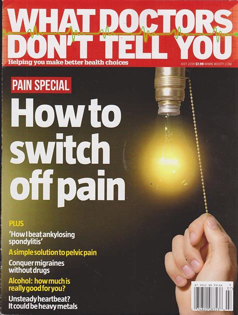 what your doctors dont tell you magazine july 2018 books