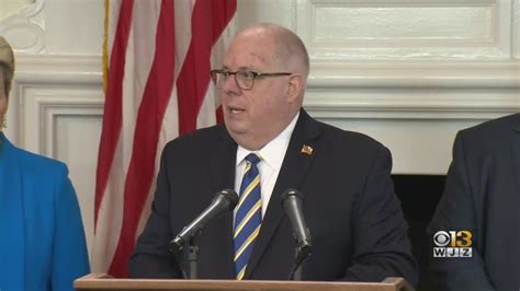Maryland Gov Larry Hogan Frequent Trump Critic Casts Vote For Ronald Reagan Youtube