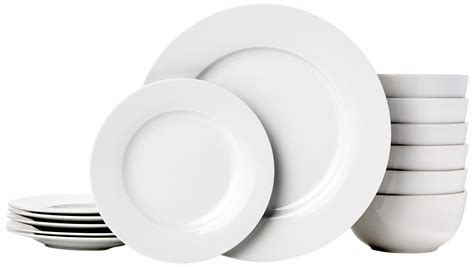 Basics Service De Table En Porcelaine Pour Personnes Service De