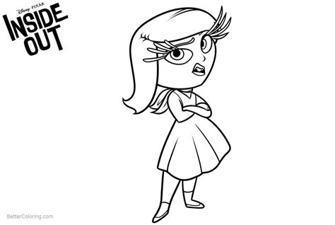 Best Ideas For Coloring Disgust Inside Out Coloring Page