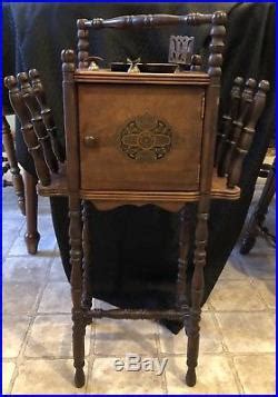 Shop ebay for great deals on wooden black antique cabinets & cupboards. Antique Vintage Cushman Smoker Tobacco Smoking Stand ...