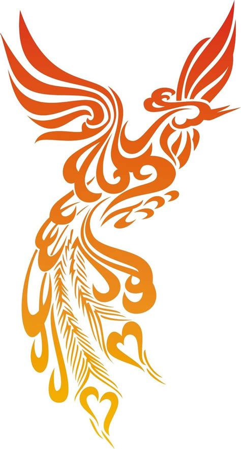 38 Best Fire Phoenix Tribal Tattoo Images On Pinterest