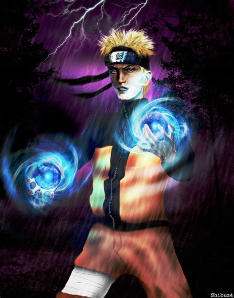 Naruto Double Rasengan Dark By Shibuz4 On Deviantart