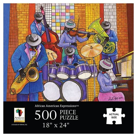 Jazz African American Jigsaw Puzzle Puz18