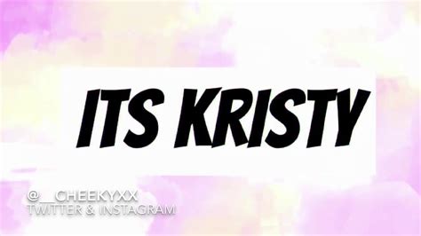 Get To Know Me Its Kristy Youtube