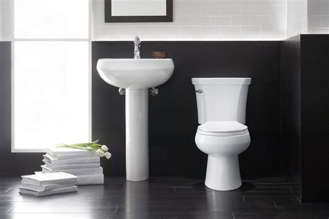 Kohler Elongated Floor Gravity Fed Toilet Bowl Gallons Per Flush J K