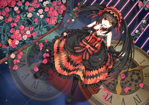 Date A Live Kurumi Tokisaki Heterochromia Long H Ccg Playmat Mat Custom