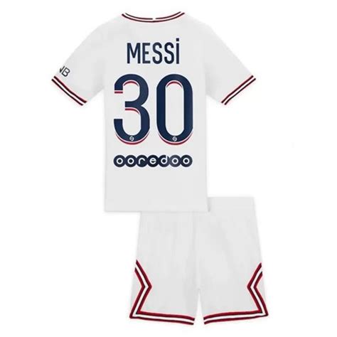 Maillots De Tenue Paris Saint Germain Psg Lionel Messi 10 Fourth Enfant