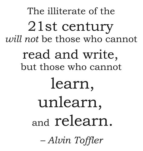 educational quote toffler education quotes 21st century learning appreciation quotes