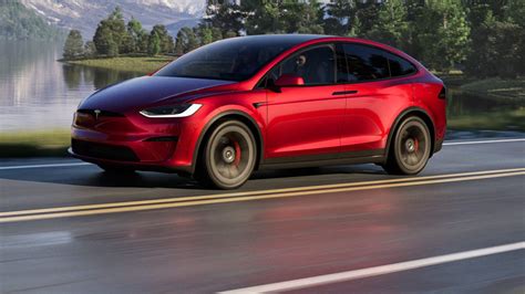 รูปภาพ2024 Tesla Model Xภายนอก อัลบั้มรถยนต์ใหม่รูปสวย Aufofun