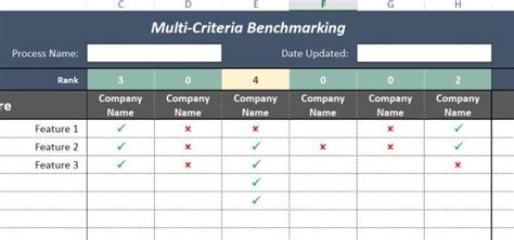 How To Make A Product Comparison Template In Excel