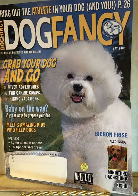 Dog Fancy Magazine~bishon Cover May 2005 A 35th Anniversary Issue 136