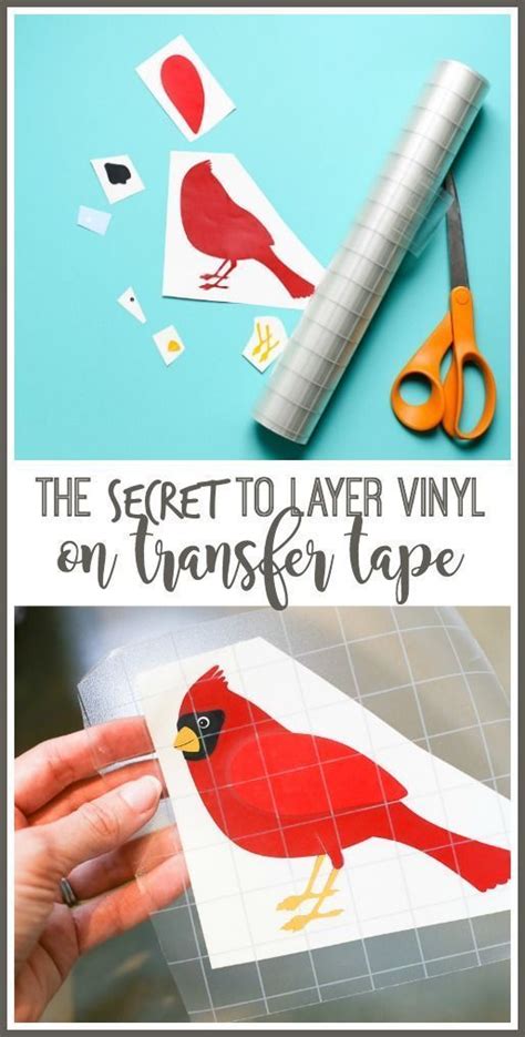 Yea The SECRET To Layer Viyl On Transfer Tape This Is A Great Tip