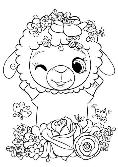 Free And Easy To Print Cute Coloring Pages Cute Coloring Pages Animal