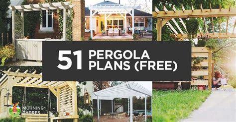 51 Free Diy Pergola Plans And Ideas That You Can Build In