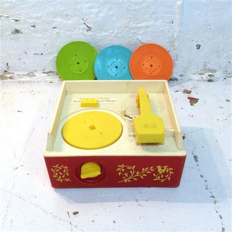 Fisher Price Music Box Record Player Childrens 80s Sound Toy Etsy