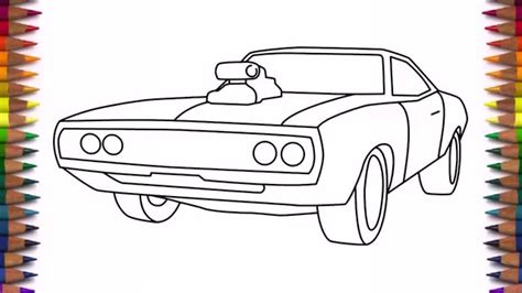 Follow the simple instructions and in no time you've created a great looking cartoon car all you will need to draw a cartoon car is a piece of paper and a pencil, pen, or marker. How to draw a car Dodge Charger 1970 step by step for ...