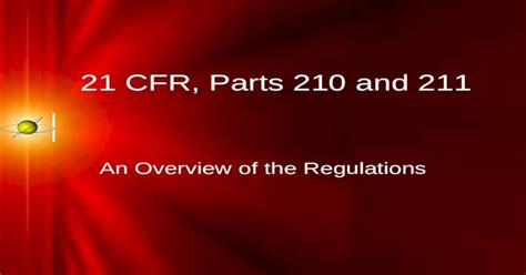 21 Cfr Parts 210 211 Ppt Powerpoint