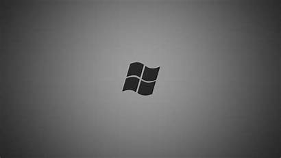 Windows Background Wallpapers Microsoft Grey Computer Minimalism