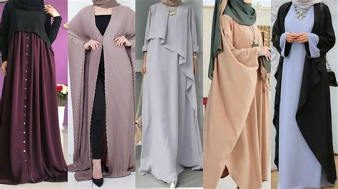 new style of abaya designs and gown fashion for women