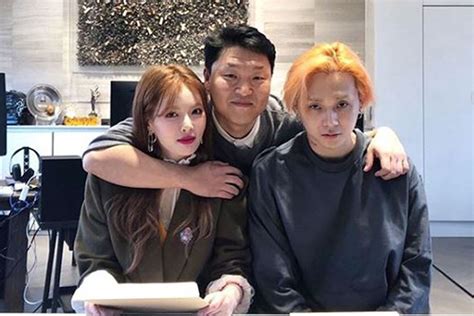 To chocada, mas confesso que já esperava.… Psy Begins His Search for New Talents to Join Hyuna and E ...