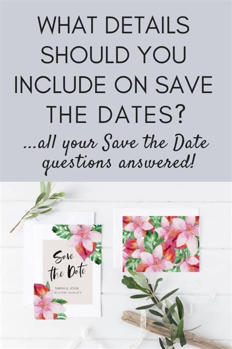 Save The Date Etiquette All Your Burning Questions Answered Save