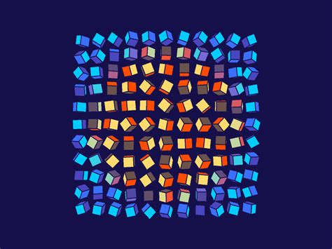 Pulsating Cubes By Marc Edwards Bjango On Dribbble