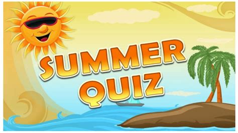 Summer Quiz 2018 Teaching Resources