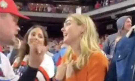 Look Video Of Kate Upton In The Stands Is Going Viral The Spun What