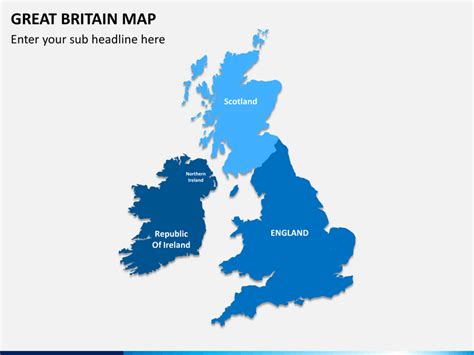 Great Britain Uk Map Powerpoint Template Ppt Slides