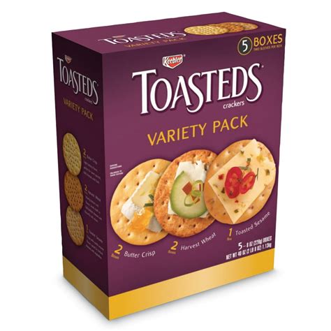 Keebler Toasted Crackers Variety Pack 40oz