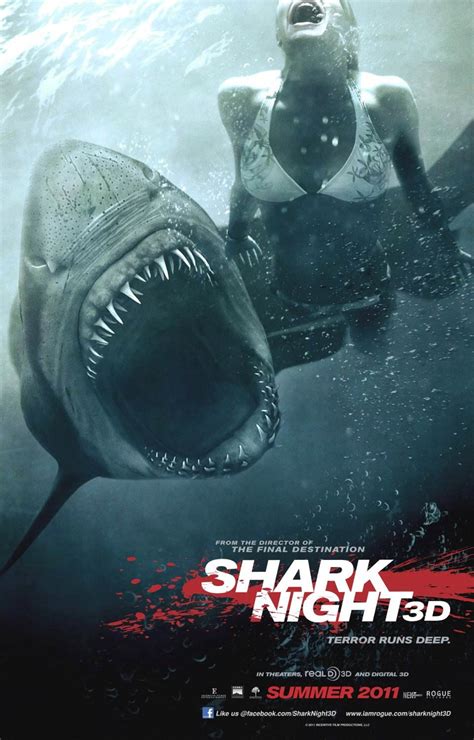 The Girl Who Loves Horror Movie Review Shark Night 3d 2011