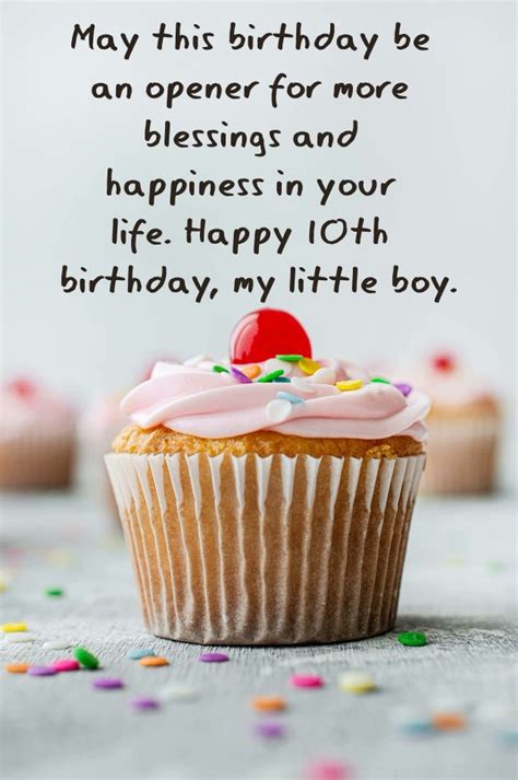 50 Best Birthday Wishes For 10 Year Old Boy Congratulation Messages