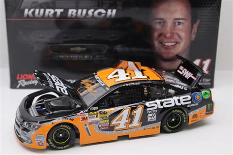 Nascar shop has the best selection of nascar diecasts available in a variety of styles and sizes so you can commemorate every important nascar event. Kurt Busch Paint Pen Autographed #41 2014 State Water ...