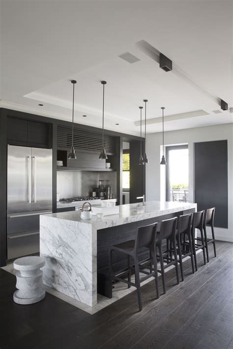 Algunas fotos de cocinas de lujo. Isla en MÁRMOL | Diseño de cocina moderna, Diseño de ...