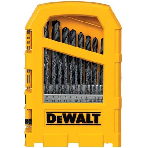 Dewalt Black Oxide Drill Bit Set 29 Piece Dwa1189 The Home Depot