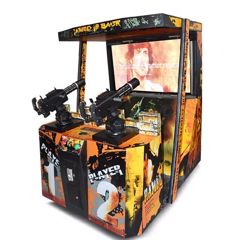 Stallone Rambo Ii Simulate Arcade Shooting Game Machine Guangzhou Sqv Amusement Equipment Co